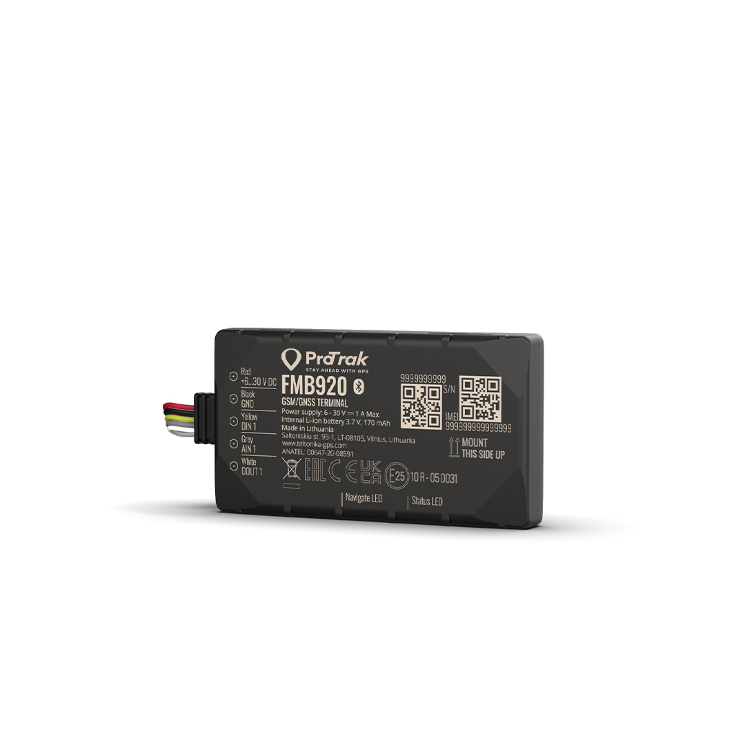 hardwired GPS tracking device with connection wires