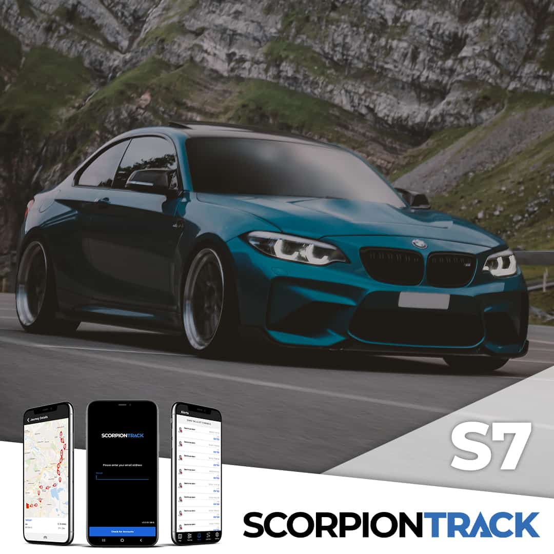 BMW with Scorpion S7 GPS tracker