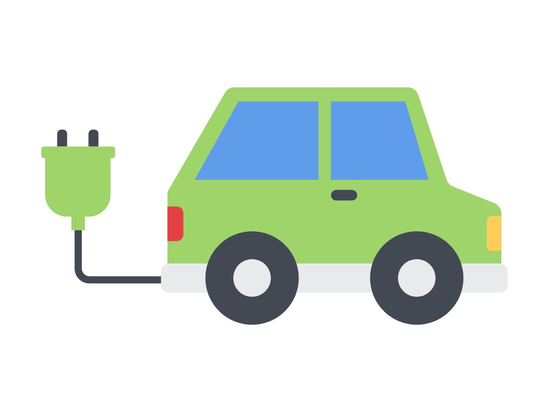 Illustration of a plug and play OBD vehicle tracker connecting to a car